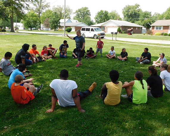 youth getting involved in program