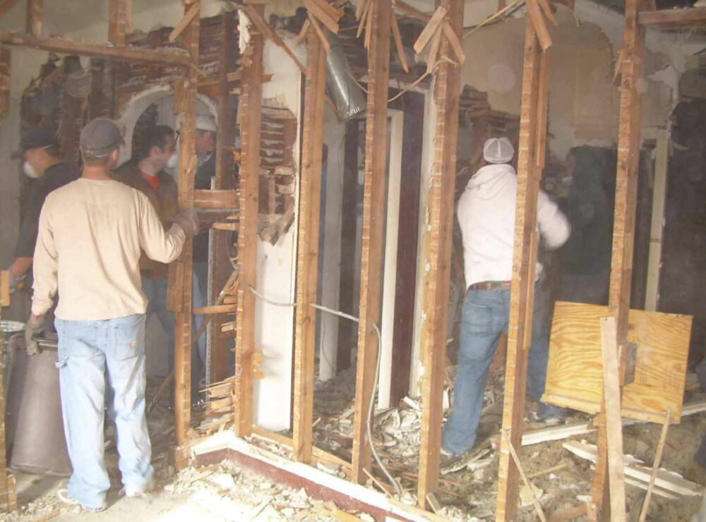 NFR gutting house
